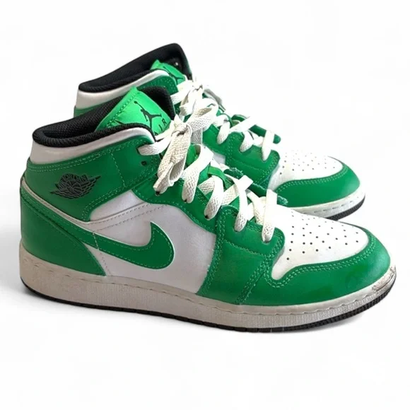 Nike Shoes Nike Youth Air Jordan Mid Ps Lucky Green Size 65 Y
